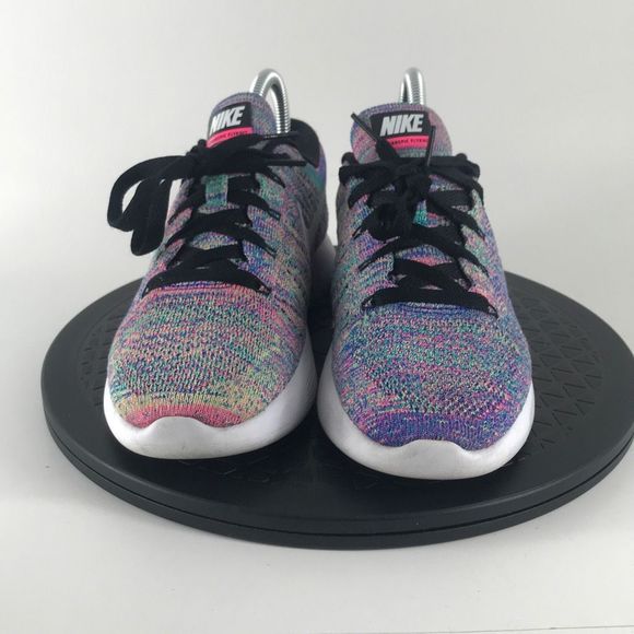 Nike LunarEpic Flyknit Multicolor Running Shoes 843765-004 Women’s Size 6.5 - Picture 2 of 12